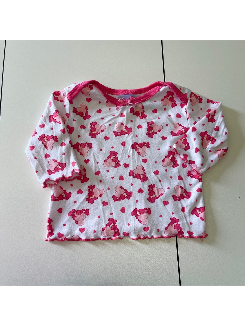 Vintage Care Bears Baby Girl’s Size 3/6m Top